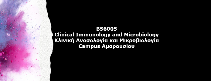 CLINICAL MICROBIOLOGY AND IMMUNOLOGY (BS6005_MAR)