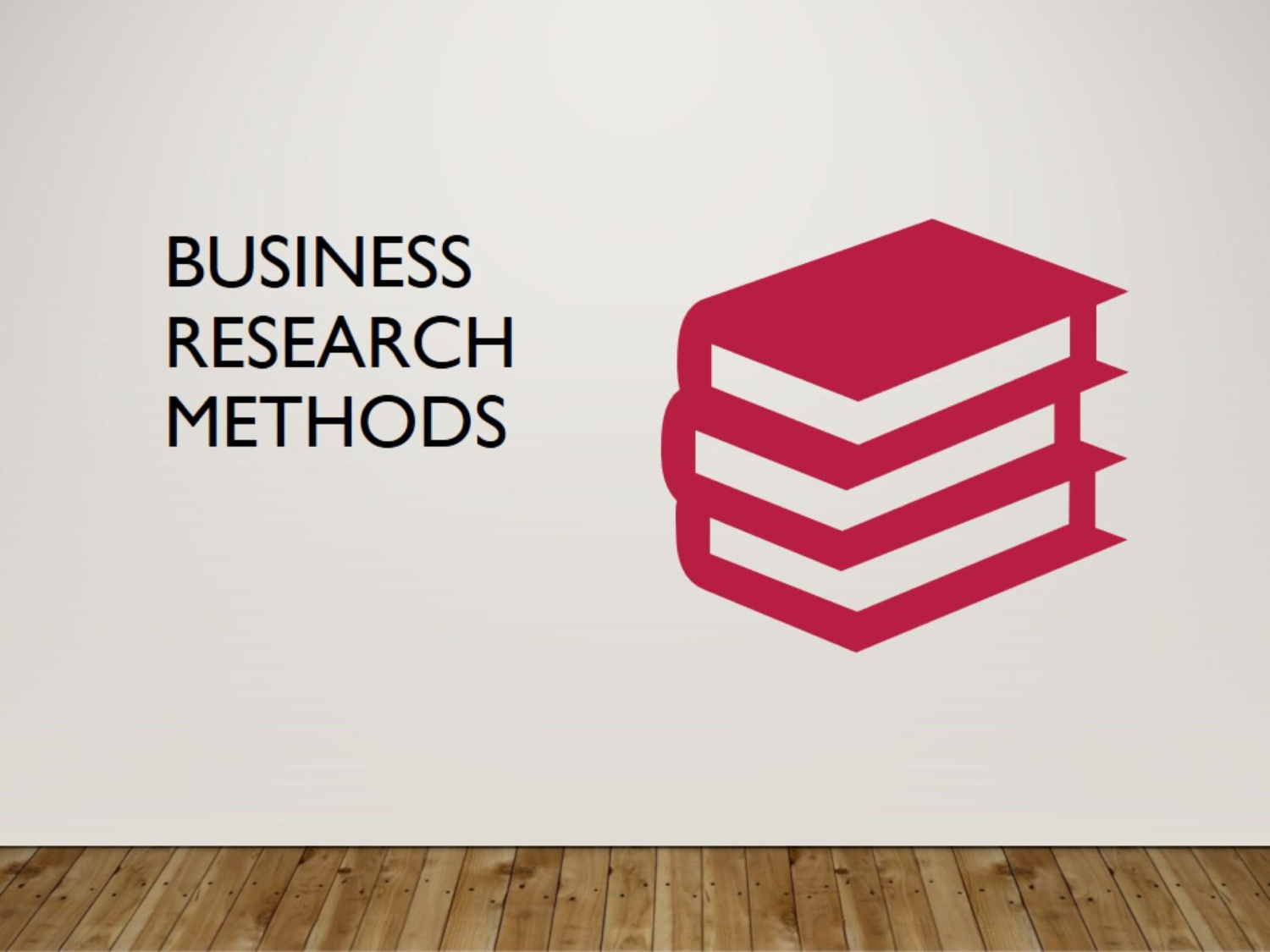 BUSINESS RESEARCH METHODS (B3171_1)