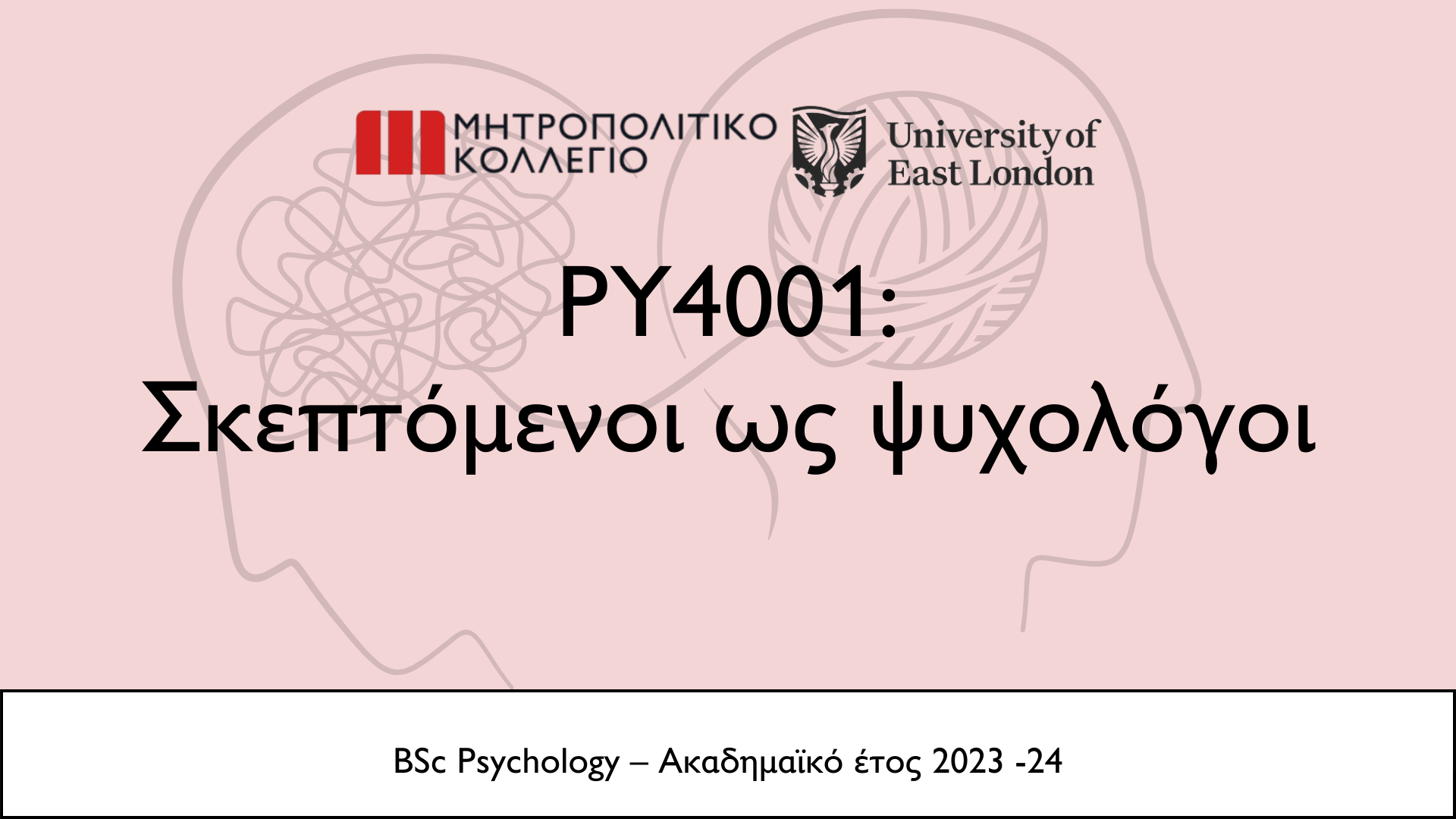 THINKING LIKE A PSYCHOLOGY (MENTAL WEALTH) (PY4001_1)